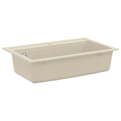 Wasbak Beige 795 x 505 mm 80% Kwarts en 20% Hars