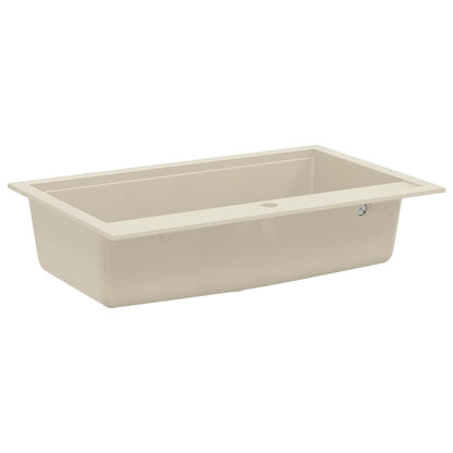 Wasbak Beige 795 x 505 mm 80% Kwarts en 20% Hars