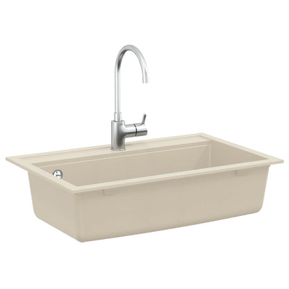 Wasbak Beige 795 x 505 mm 80% Kwarts en 20% Hars