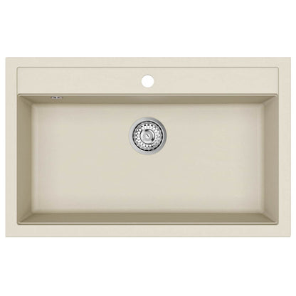Wasbak Beige 795 x 505 mm 80% Kwarts en 20% Hars