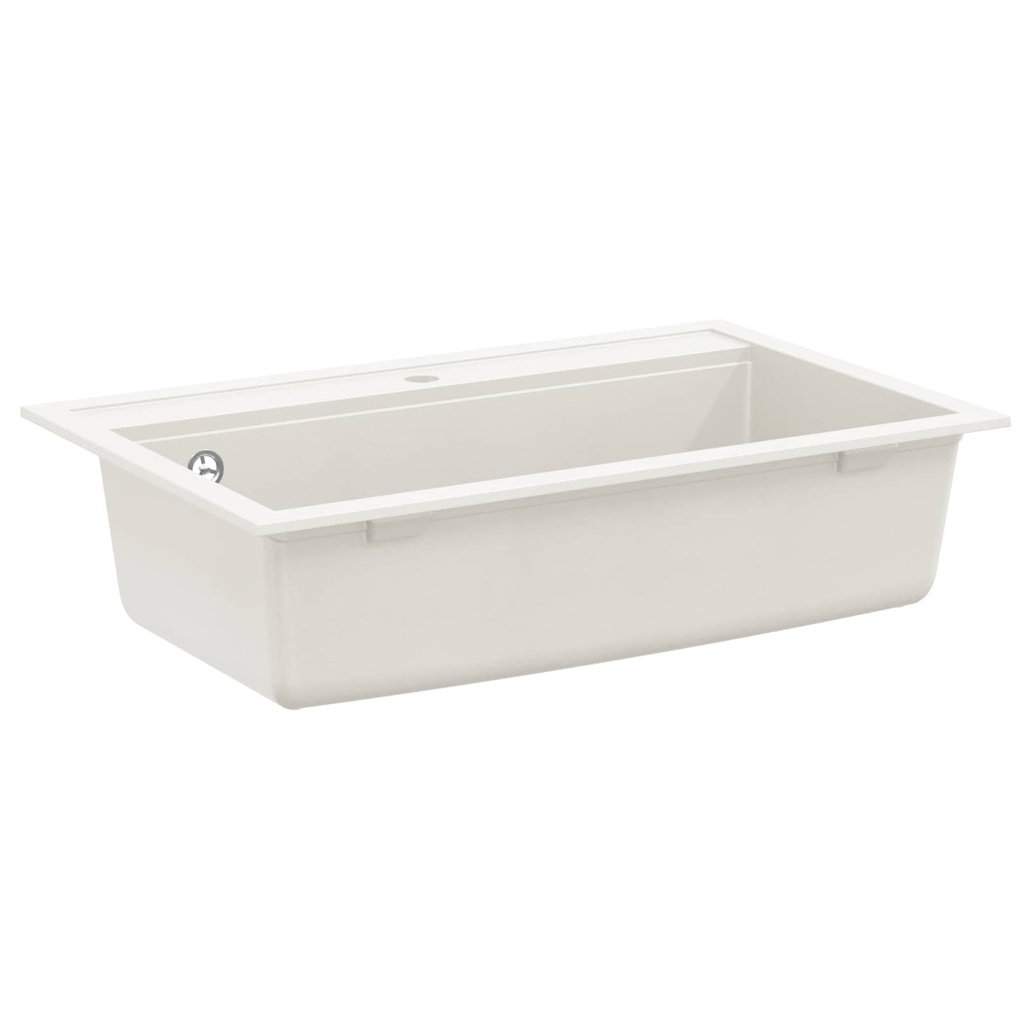 Wasbak Wit 795 x 505 mm 80% Kwarts en 20% Hars