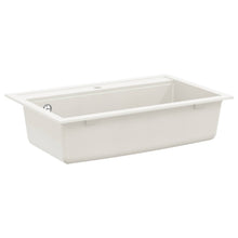 Wasbak Wit 795 x 505 mm 80% Kwarts en 20% Hars