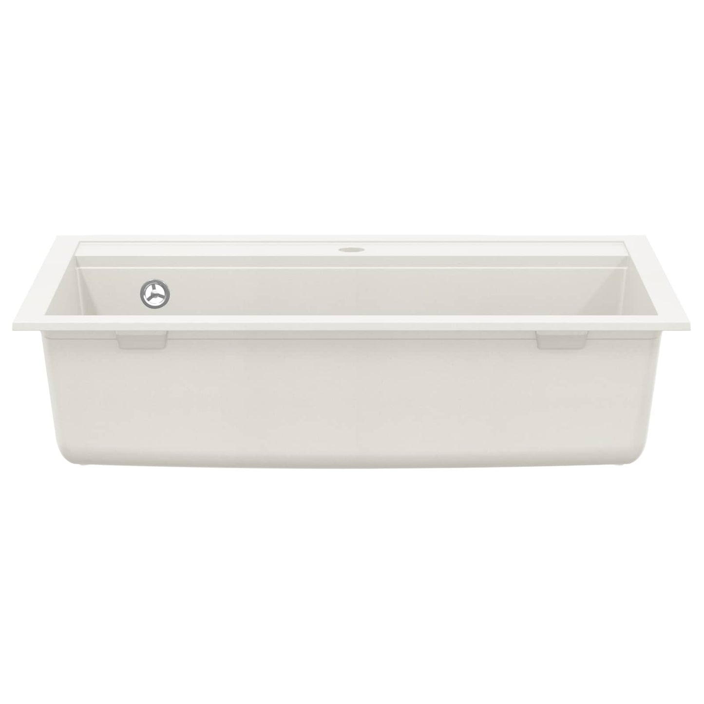 Wasbak Wit 795 x 505 mm 80% Kwarts en 20% Hars