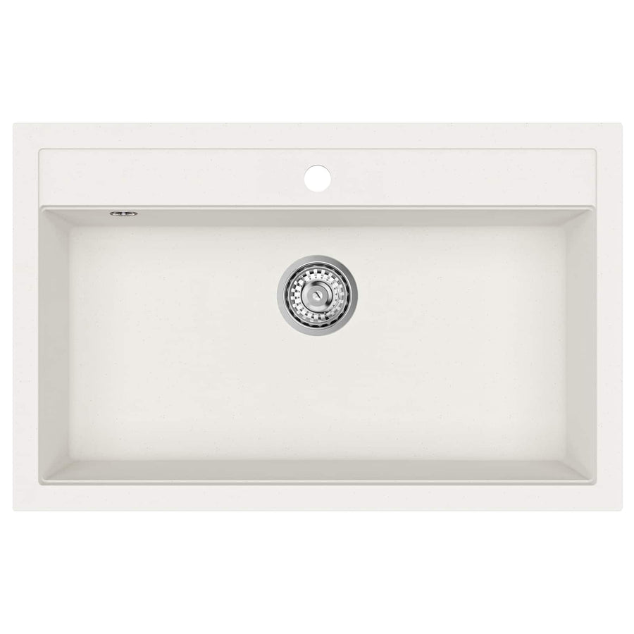 Wasbak Wit 795 x 505 mm 80% Kwarts en 20% Hars