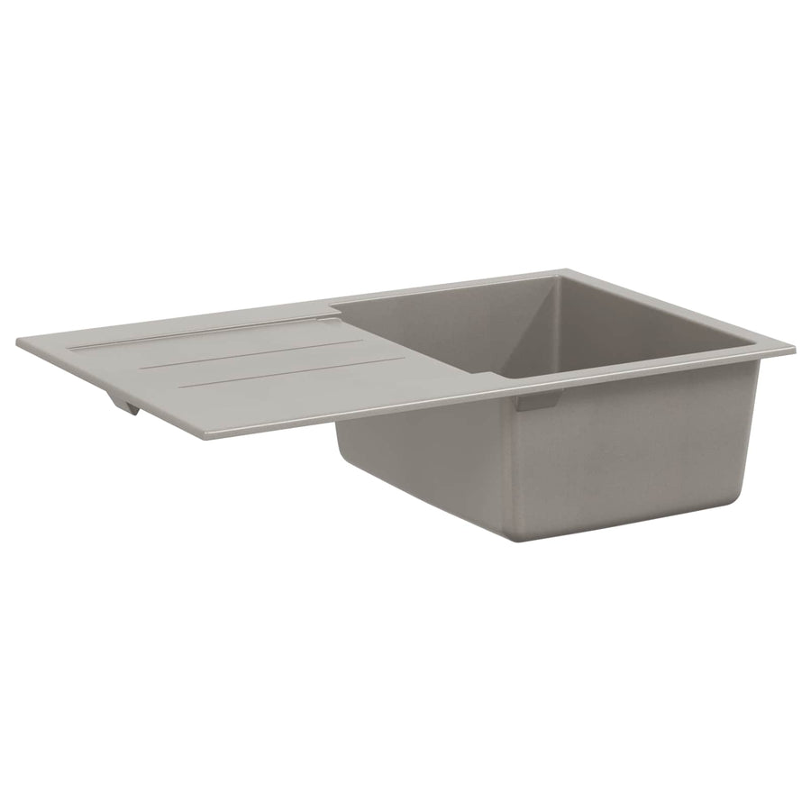 Wasbak Grijs 780 x 500 mm 80% Kwarts en 20% Hars