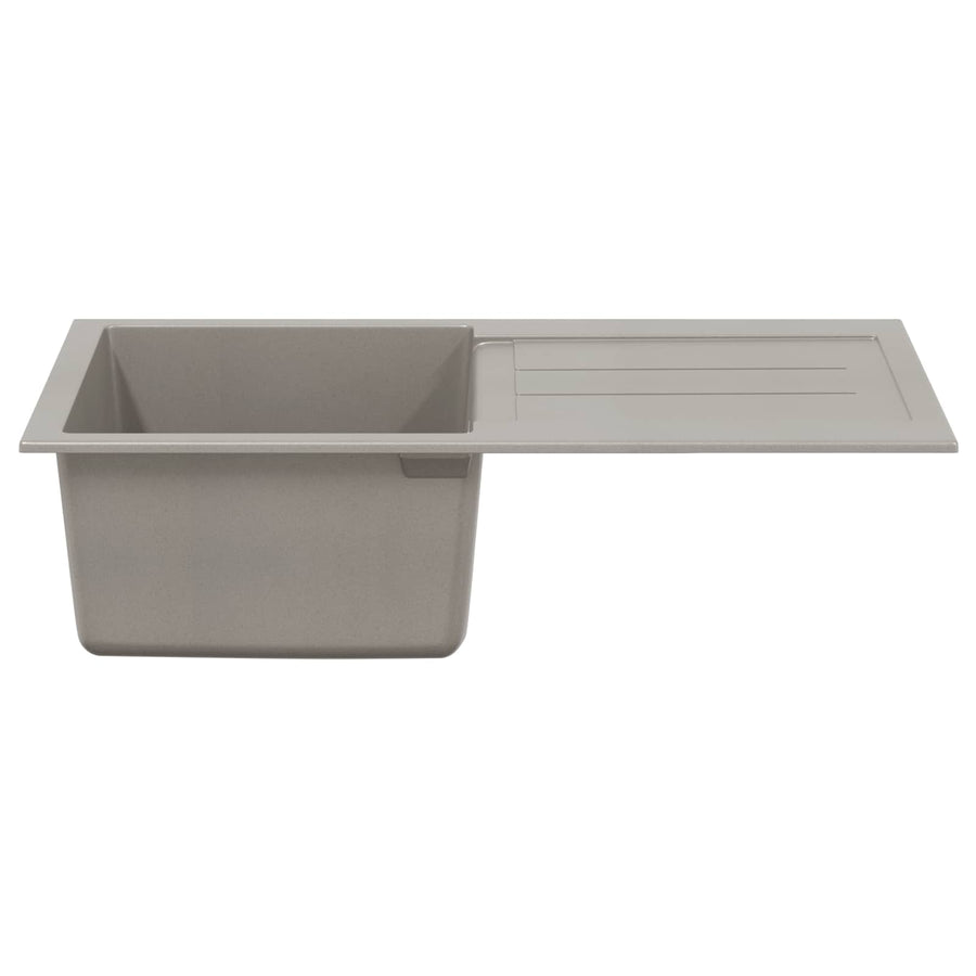 Wasbak Grijs 780 x 500 mm 80% Kwarts en 20% Hars
