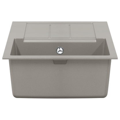 Wasbak Grijs 780 x 500 mm 80% Kwarts en 20% Hars