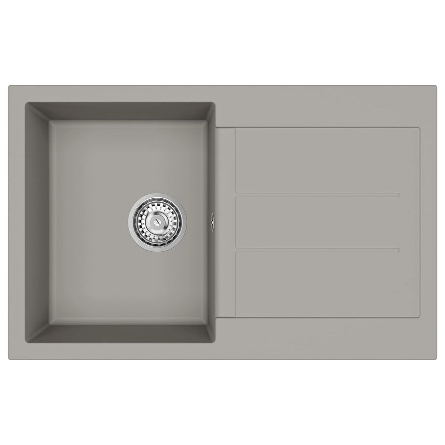 Wasbak Grijs 780 x 500 mm 80% Kwarts en 20% Hars