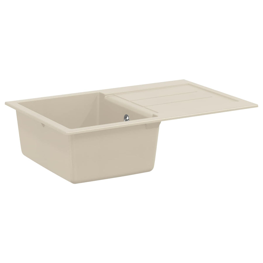 Wasbak Beige 780 x 500 mm 80% Kwarts en 20% Hars