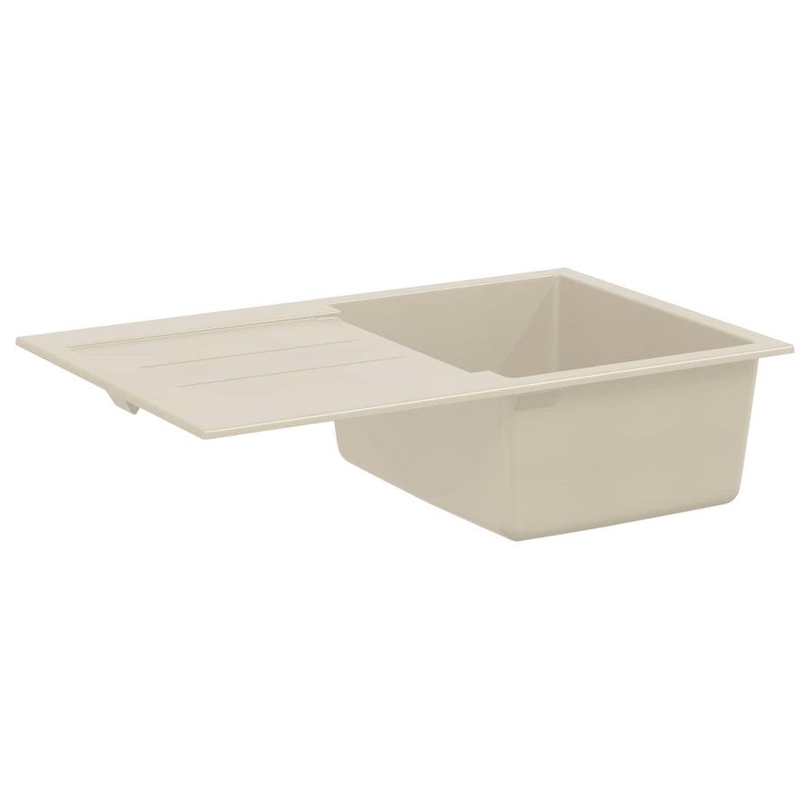 Wasbak Beige 780 x 500 mm 80% Kwarts en 20% Hars