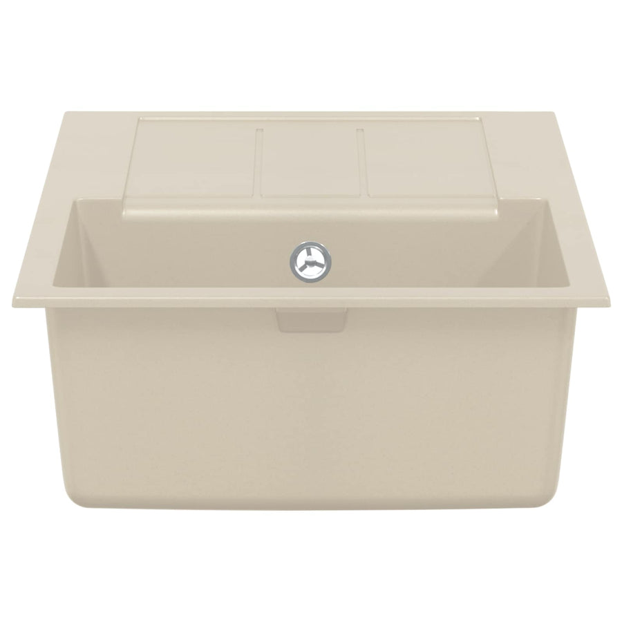 Wasbak Beige 780 x 500 mm 80% Kwarts en 20% Hars