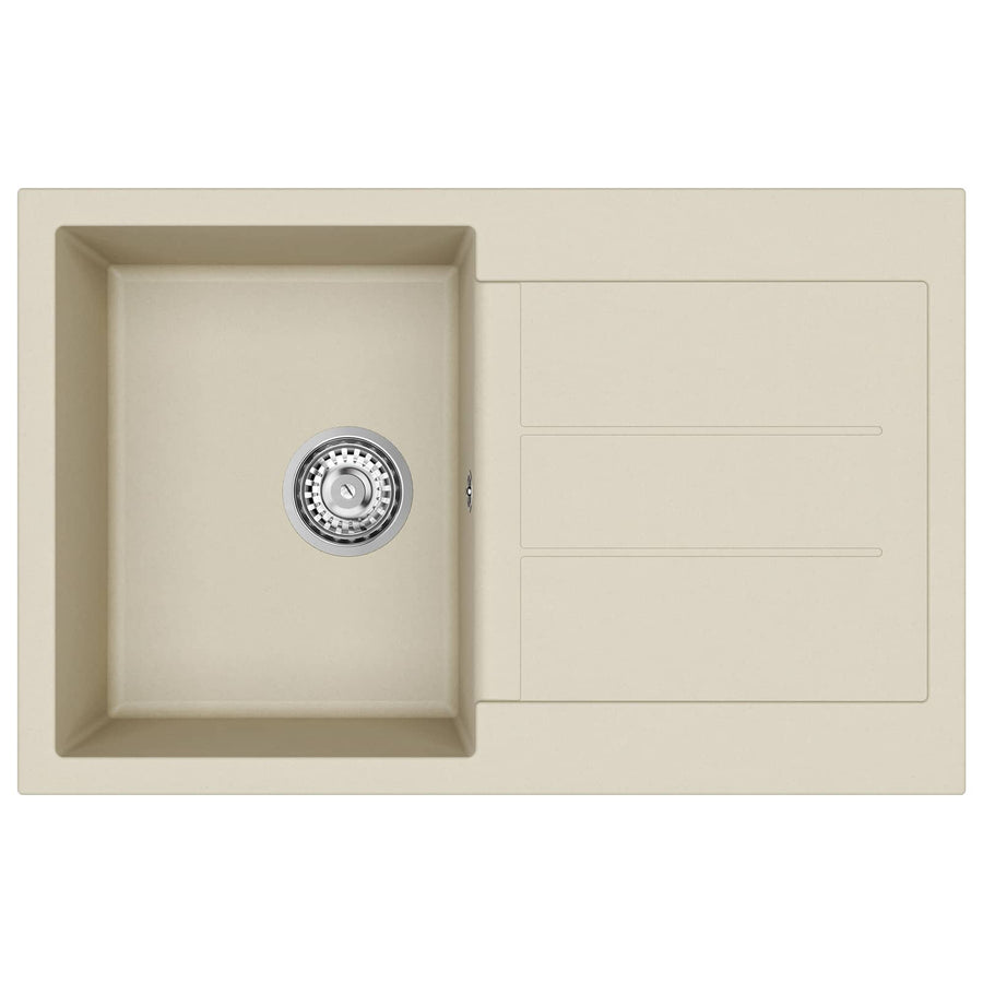 Wasbak Beige 780 x 500 mm 80% Kwarts en 20% Hars