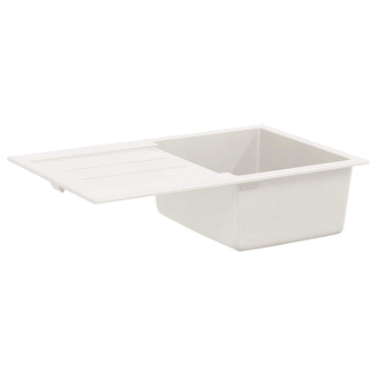 Wasbak Wit 780 x 500 mm 80% Kwarts en 20% Hars
