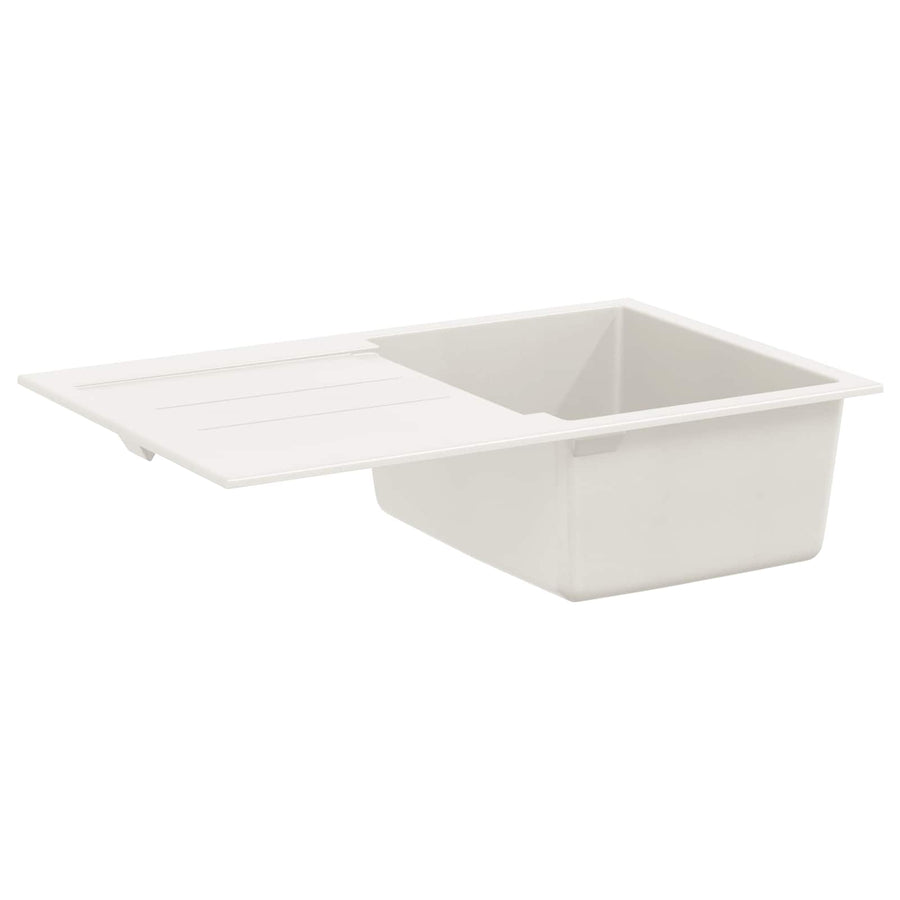 Wasbak Wit 780 x 500 mm 80% Kwarts en 20% Hars