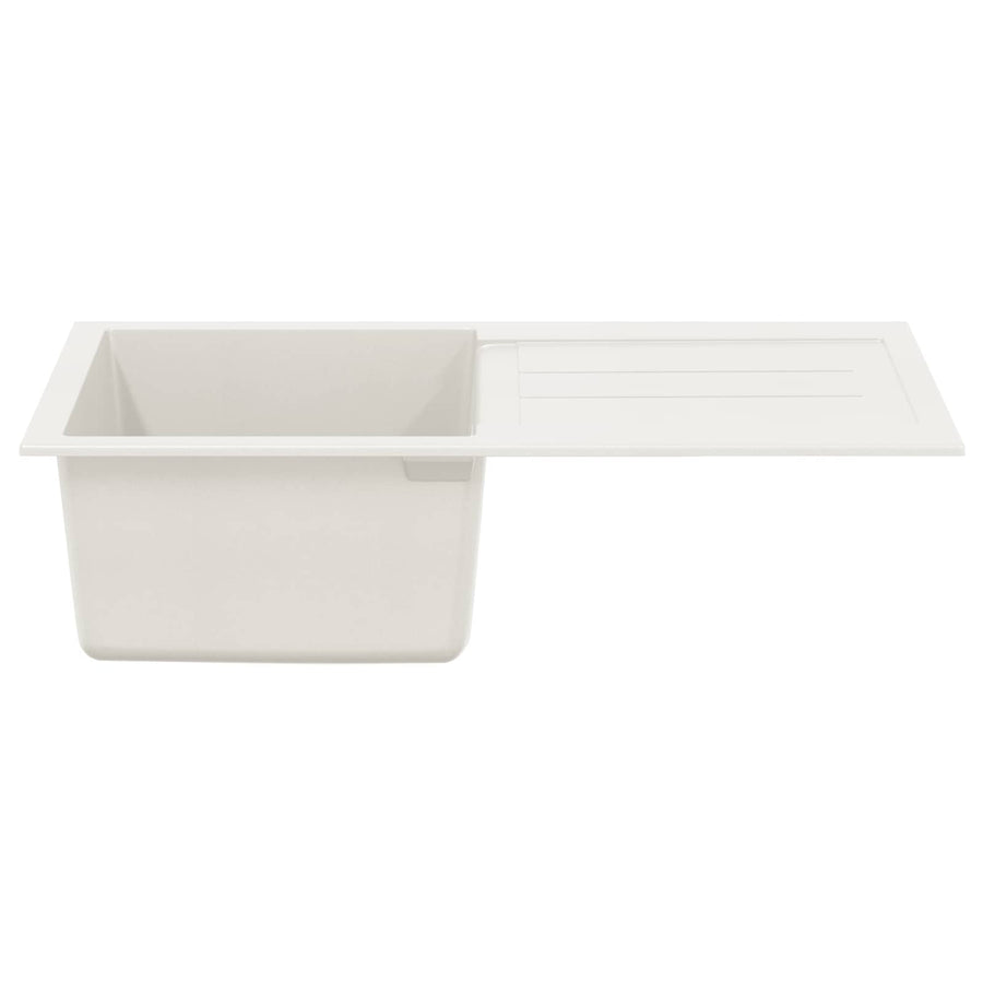 Wasbak Wit 780 x 500 mm 80% Kwarts en 20% Hars