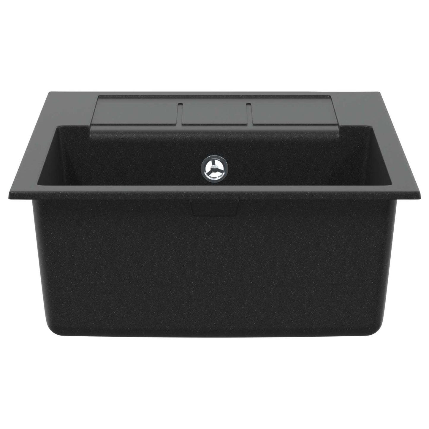 Wasbak Zwart 620 x 500 mm 80% Kwarts en 20% Hars