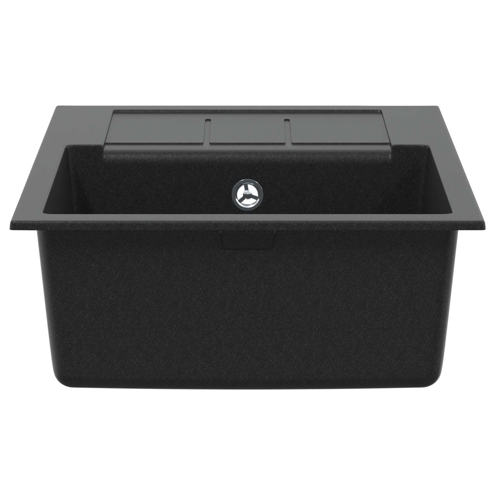 Wasbak Zwart 620 x 500 mm 80% Kwarts en 20% Hars