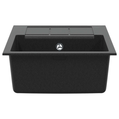 Wasbak Zwart 620 x 500 mm 80% Kwarts en 20% Hars
