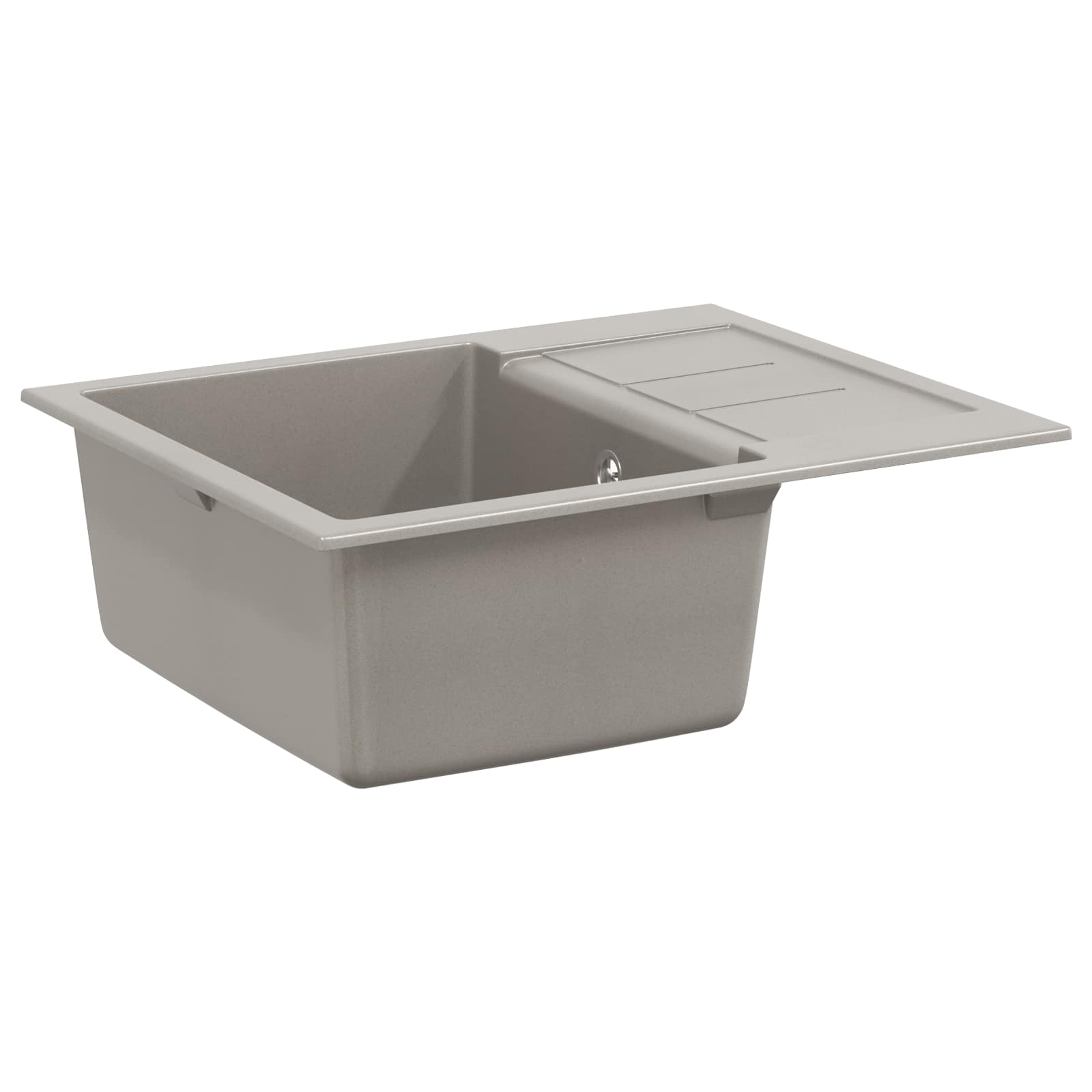 Wasbak Grijs 620 x 500 mm 80% Kwarts en 20% Hars