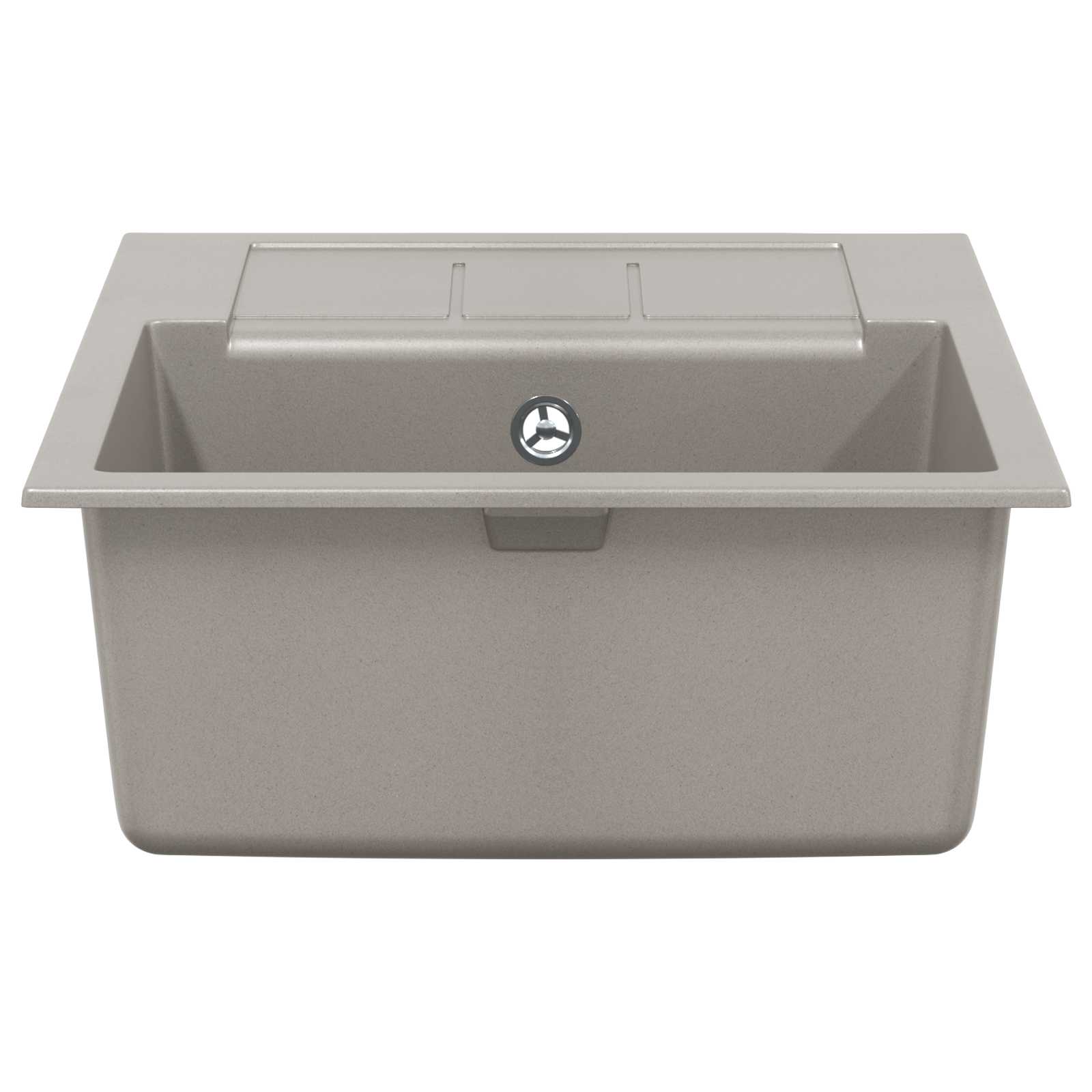 Wasbak Grijs 620 x 500 mm 80% Kwarts en 20% Hars