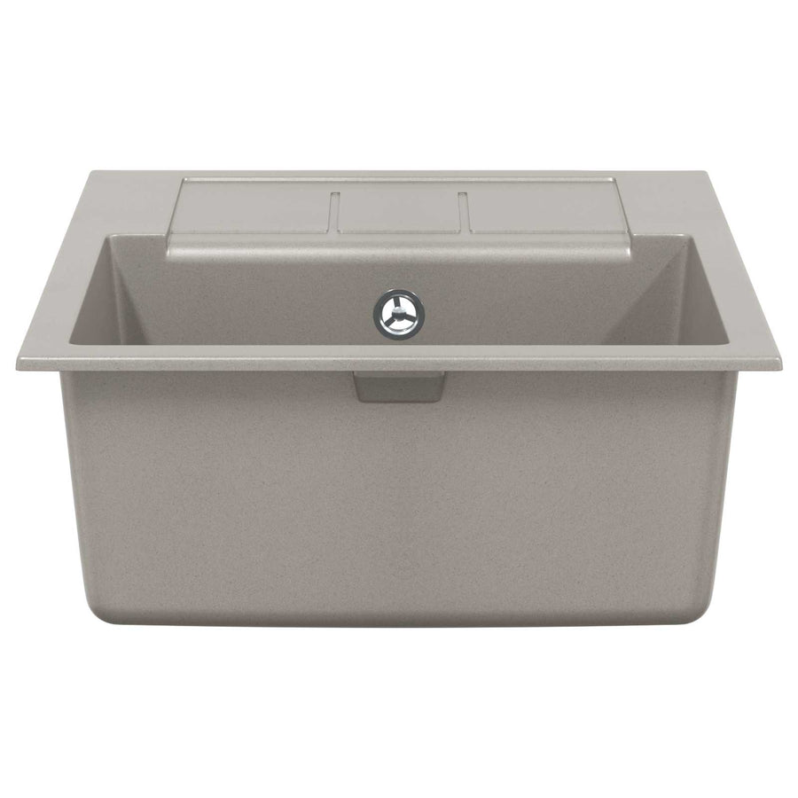 Wasbak Grijs 620 x 500 mm 80% Kwarts en 20% Hars