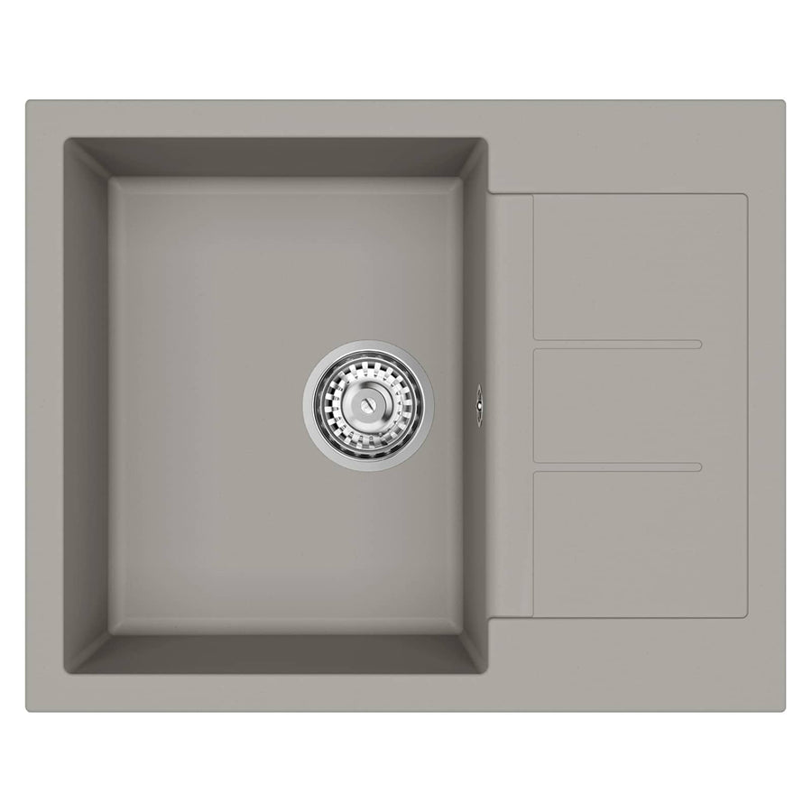 Wasbak Grijs 620 x 500 mm 80% Kwarts en 20% Hars