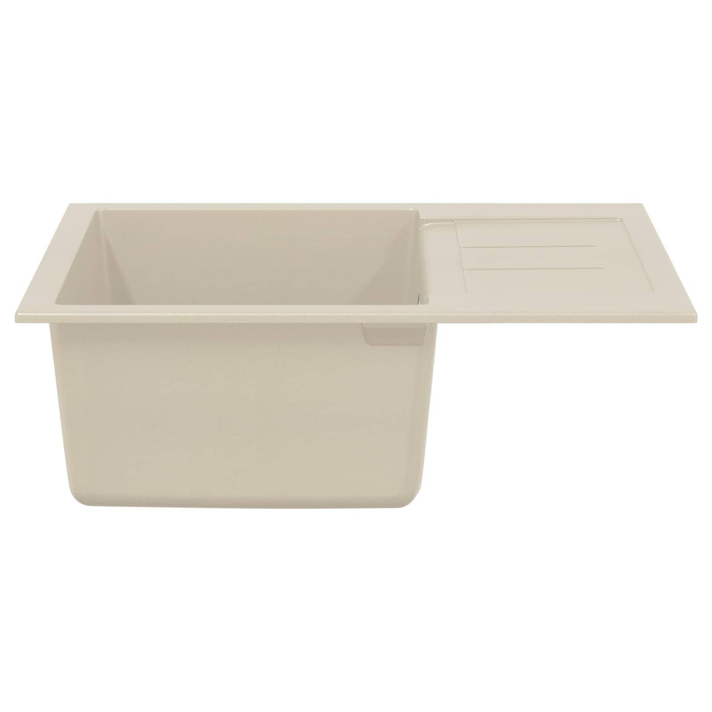 Wasbak Beige 620 x 500 mm 80% Kwarts en 20% Hars