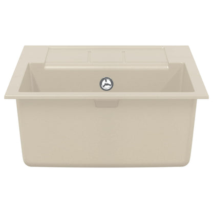 Wasbak Beige 620 x 500 mm 80% Kwarts en 20% Hars