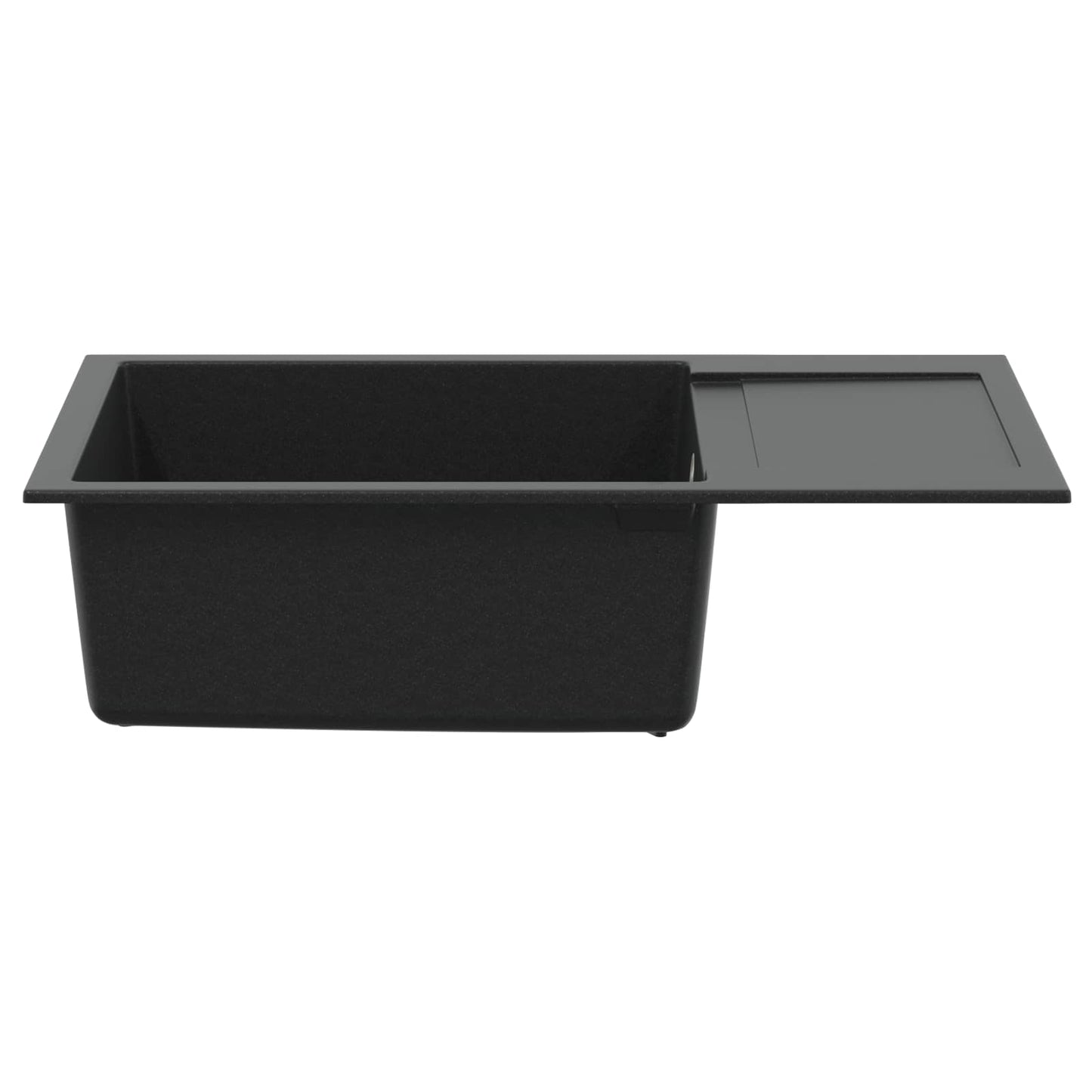 Wasbak Zwart 780 x 500 mm 80% Kwarts en 20% Hars