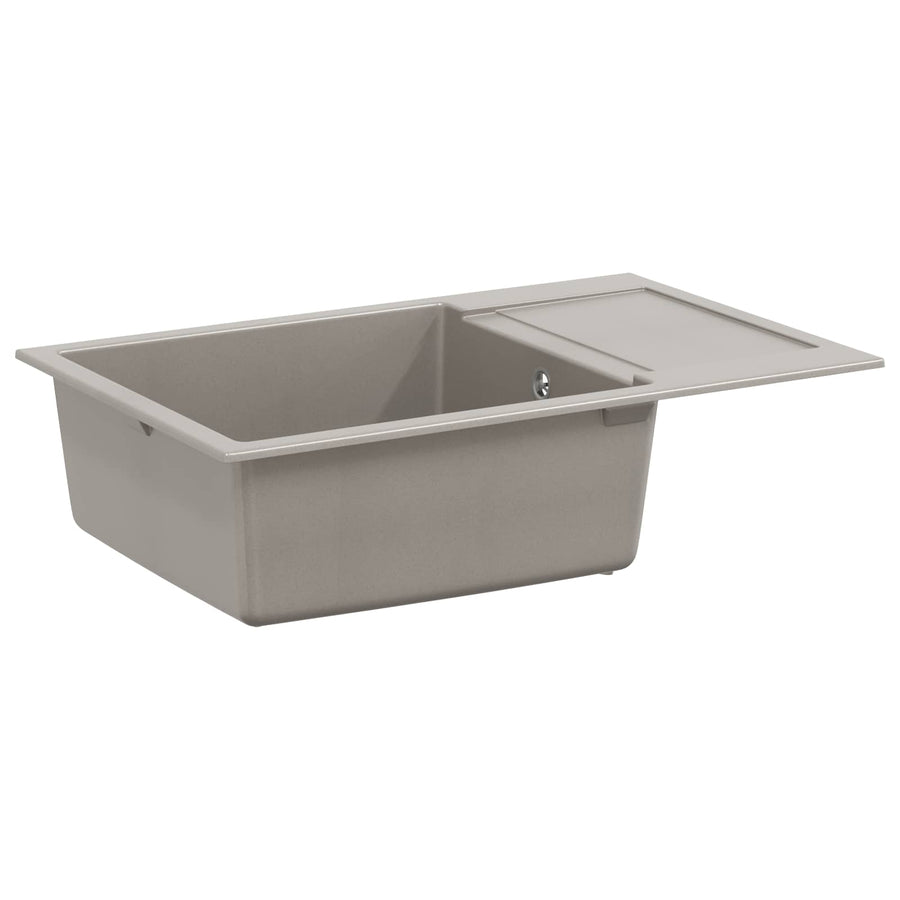 Wasbak Grijs 780 x 500 mm 80% Kwarts en 20% Hars