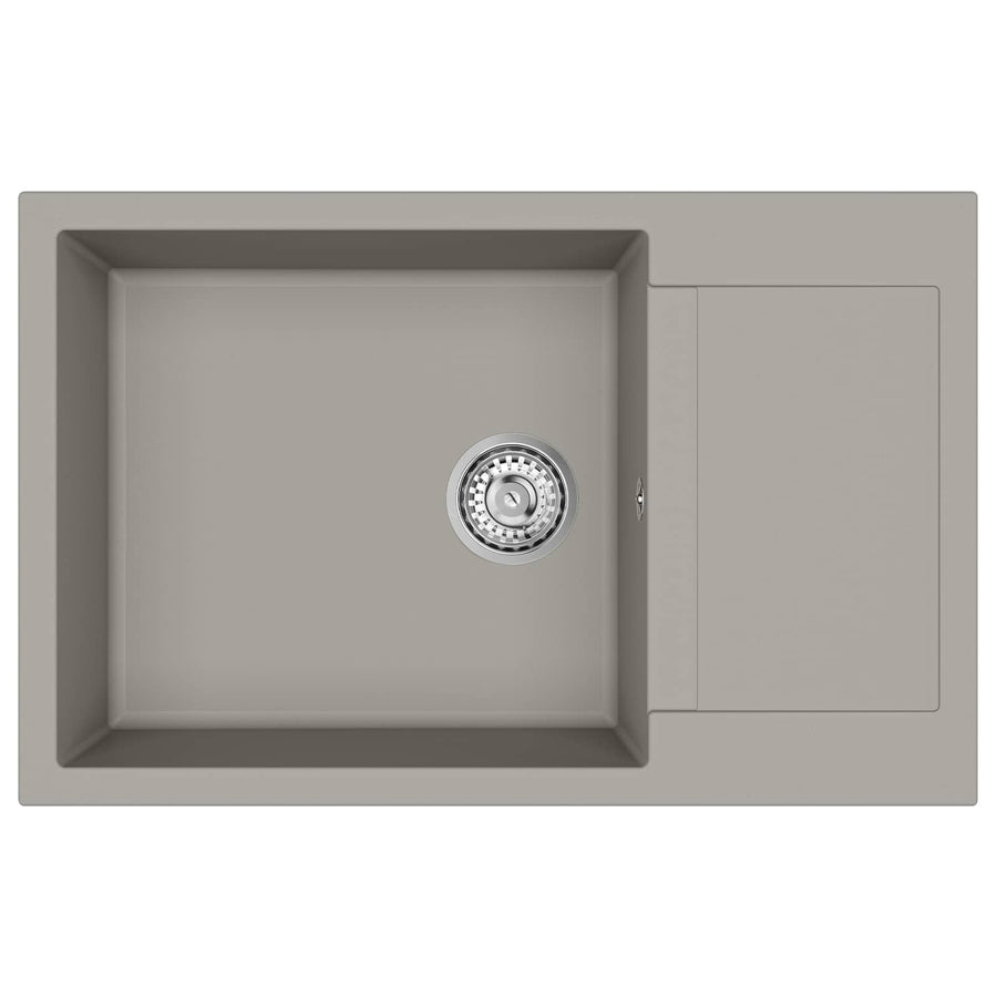 Wasbak Grijs 780 x 500 mm 80% Kwarts en 20% Hars