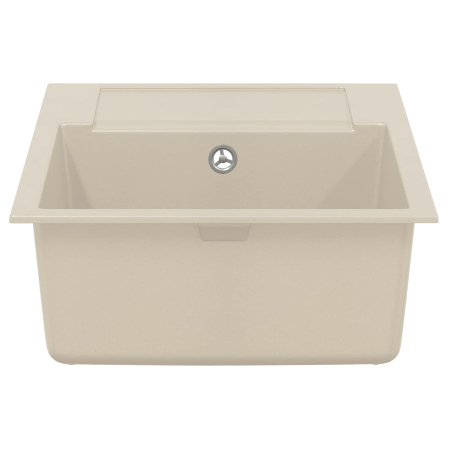Wasbak Beige 780 x 500 mm 80% Kwarts en 20% Hars