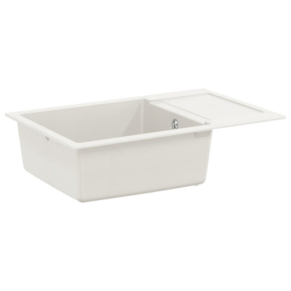 Wasbak Wit 780 x 500 mm 80% Kwarts en 20% Hars