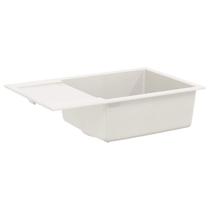 Wasbak Wit 780 x 500 mm 80% Kwarts en 20% Hars