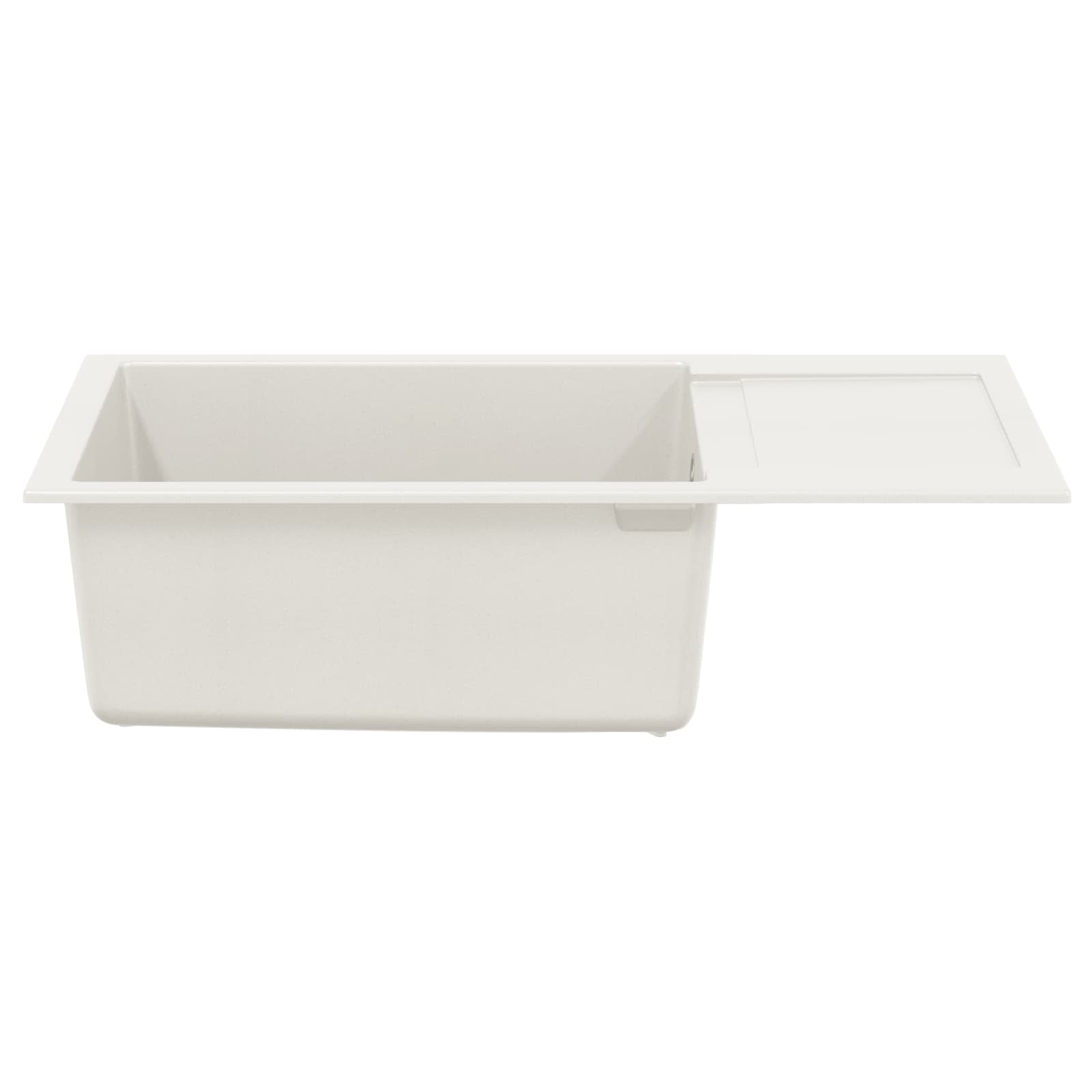 Wasbak Wit 780 x 500 mm 80% Kwarts en 20% Hars