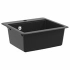 Wasbak graniet 470x440 mm zwart