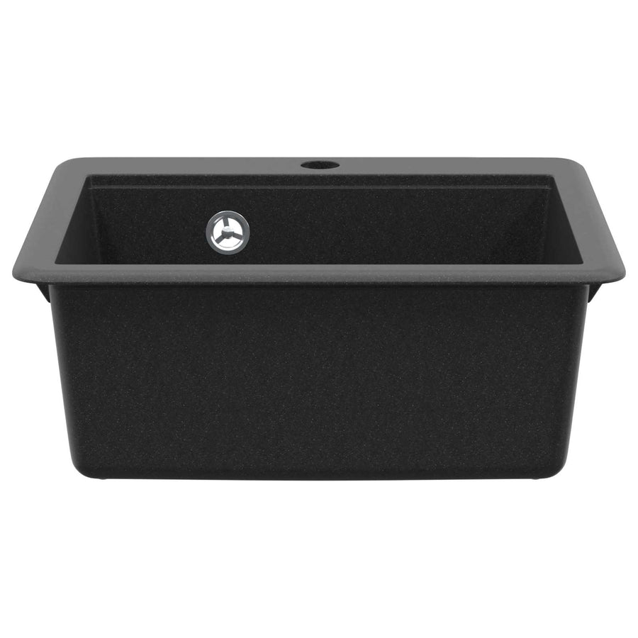 Wasbak Zwart 470 x 440 mm Graniet