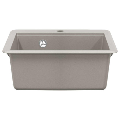 Wasbak Grijs 470 x 440 mm Graniet