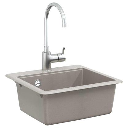 Wasbak Grijs 470 x 440 mm Graniet