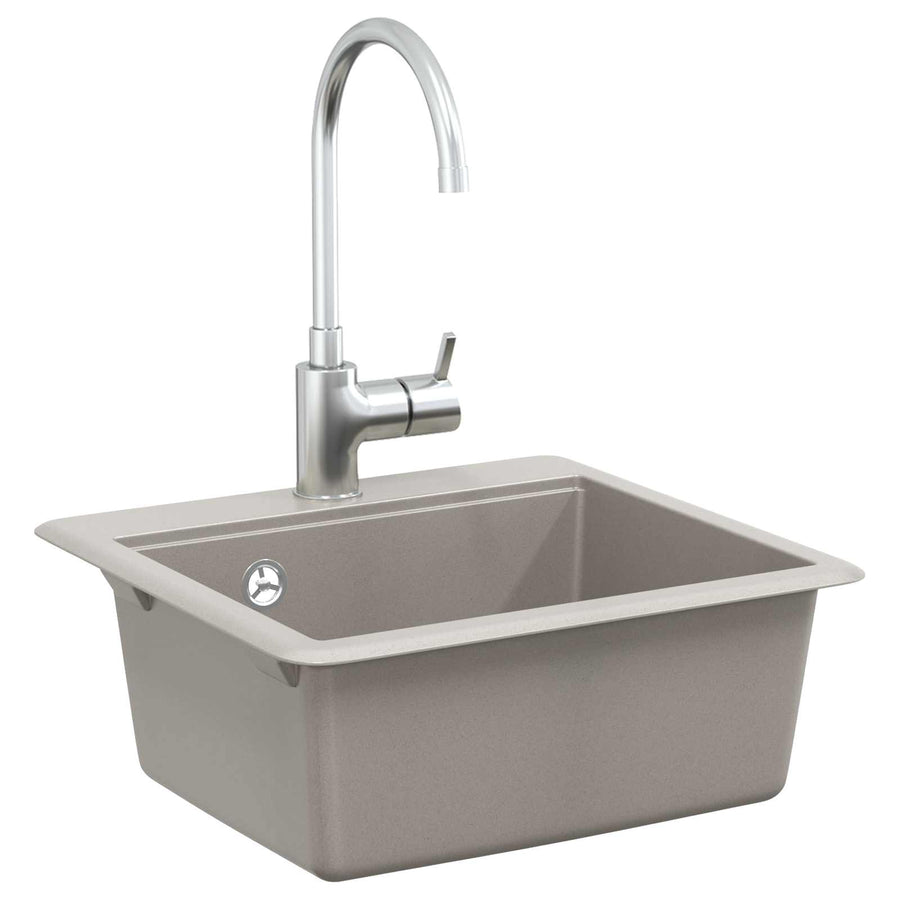Wasbak Grijs 470 x 440 mm Graniet