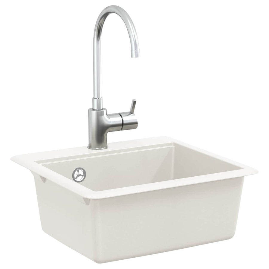 Wasbak Wit 470 x 440 mm Graniet