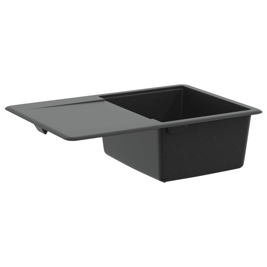 Wasbak Zwart 670 x 460 mm Graniet