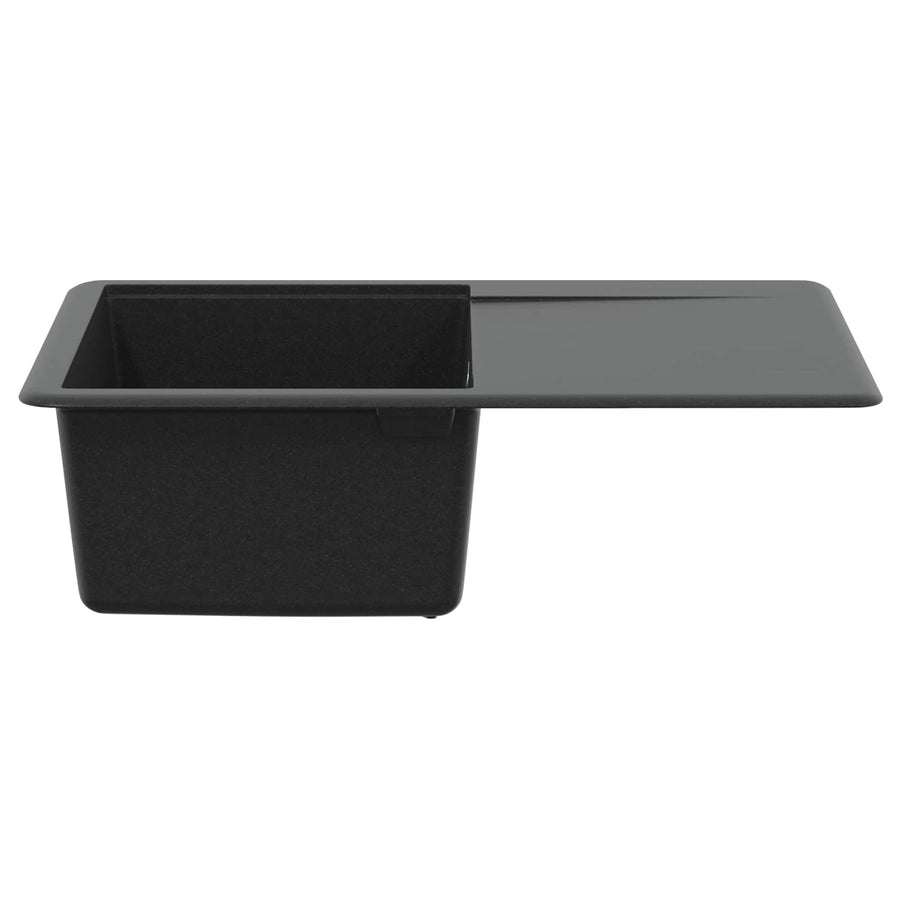 Wasbak Zwart 670 x 460 mm Graniet
