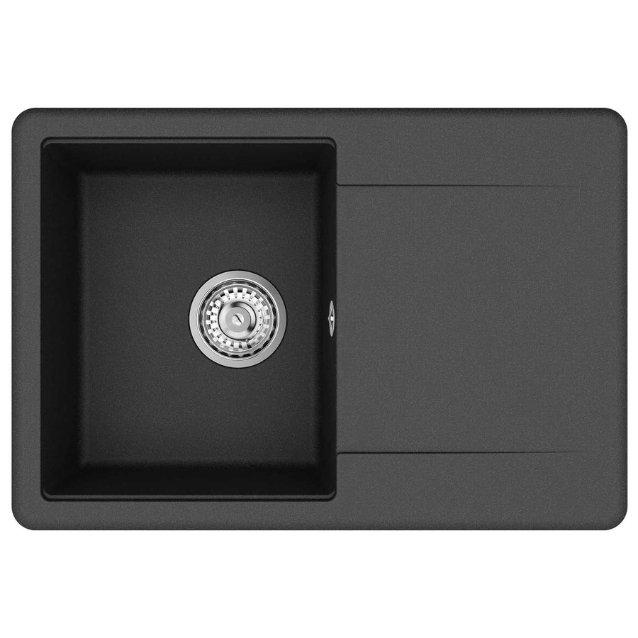 Wasbak Zwart 670 x 460 mm Graniet