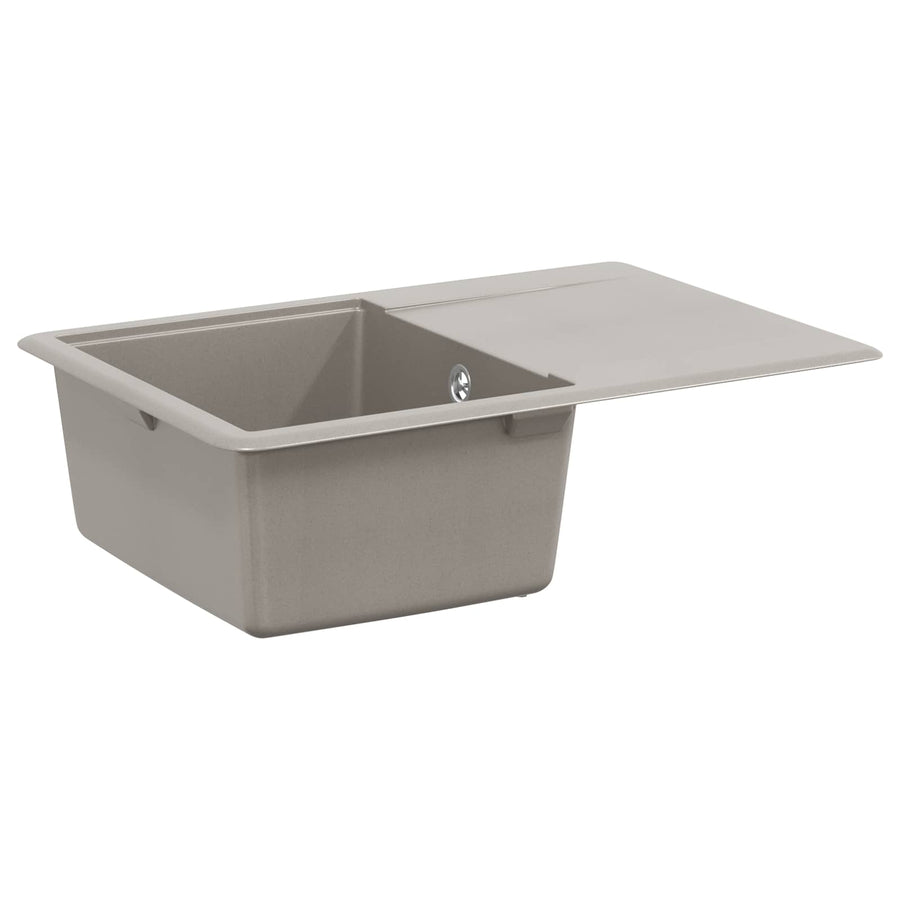 Wasbak Grijs 670 x 460 mm 80% Kwarts en 20% Hars