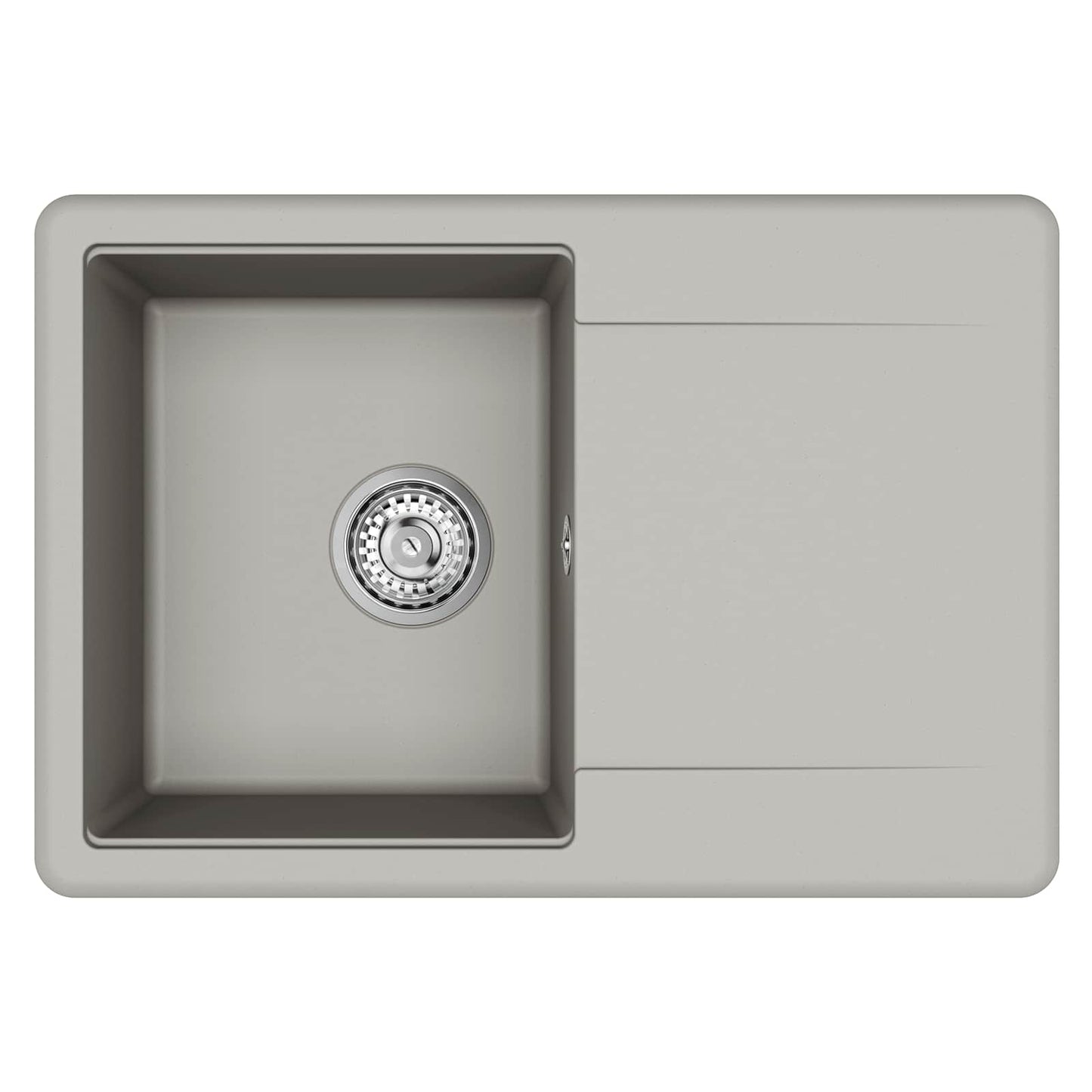 Wasbak Grijs 670 x 460 mm 80% Kwarts en 20% Hars