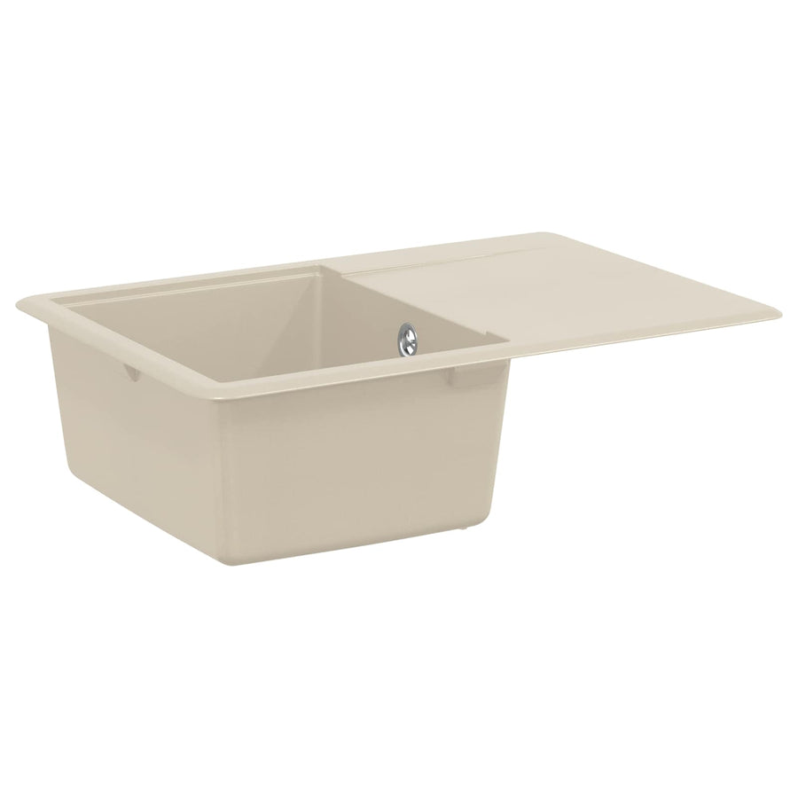 Wasbak Beige 670 x 460 mm 80% Kwarts en 20% Hars