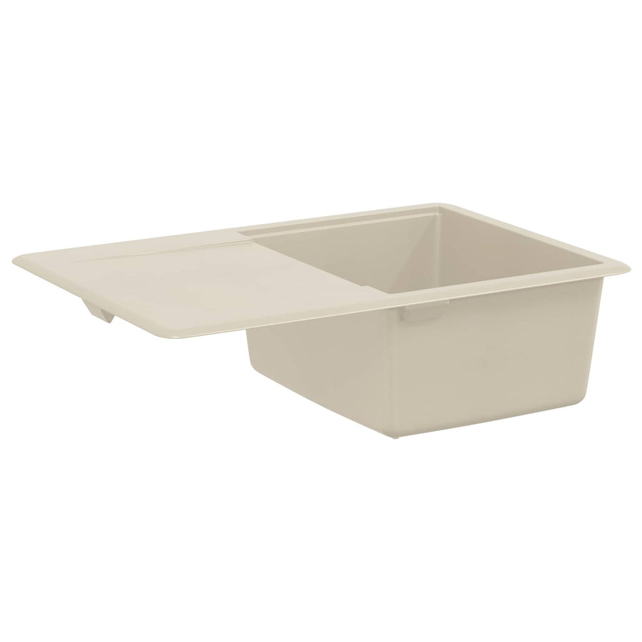 Wasbak Beige 670 x 460 mm 80% Kwarts en 20% Hars