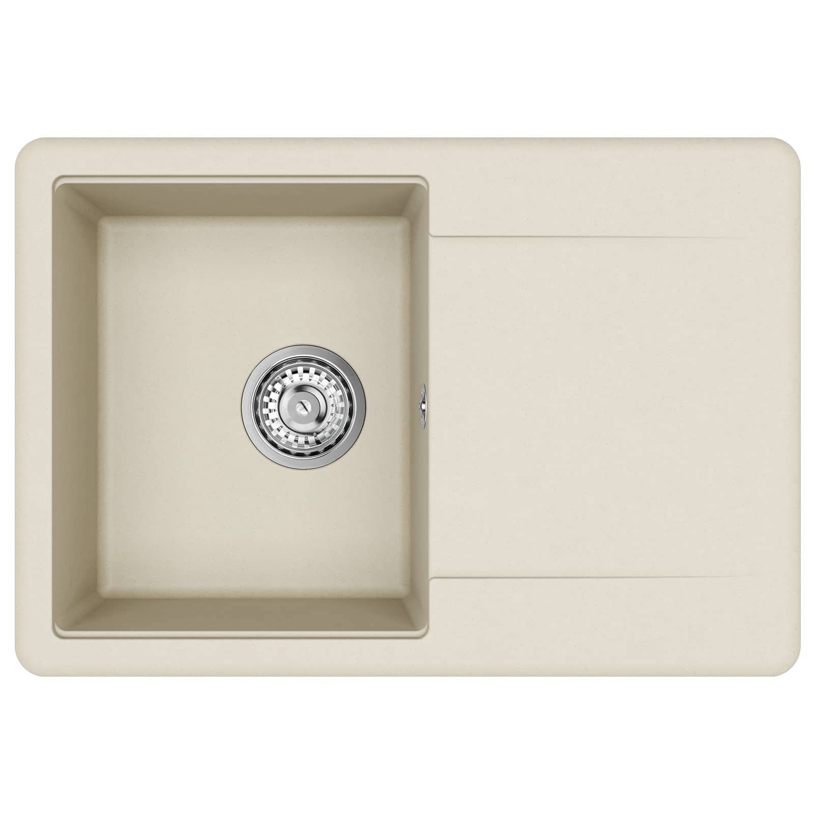 Wasbak Beige 670 x 460 mm 80% Kwarts en 20% Hars