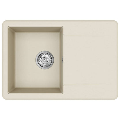 Wasbak Beige 670 x 460 mm 80% Kwarts en 20% Hars